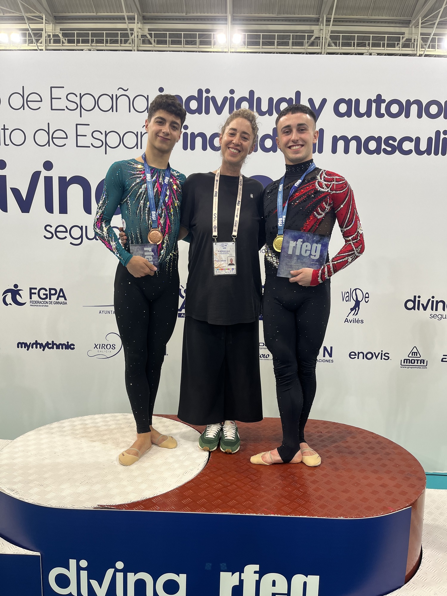 Podio para Olcoz y Osés en el Campeonato de España  Individual Masculino GR